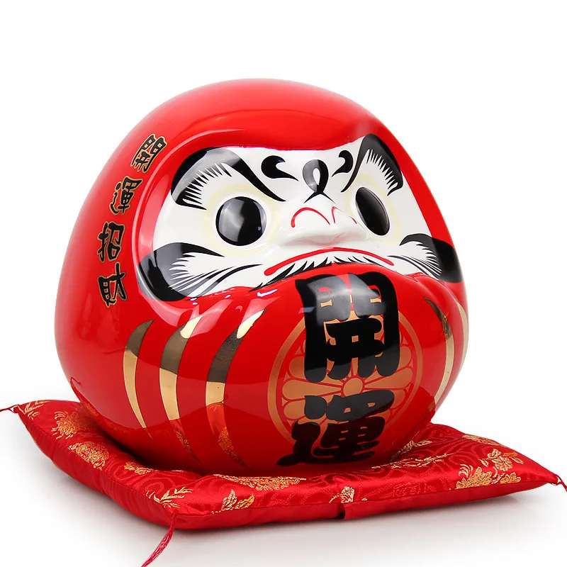 Japanese Cartoon Egg-shaped Ceramic Ornaments Ceramic Piggy Bank Shop Opening Cash Register Fortune Decorations Home Furnishings