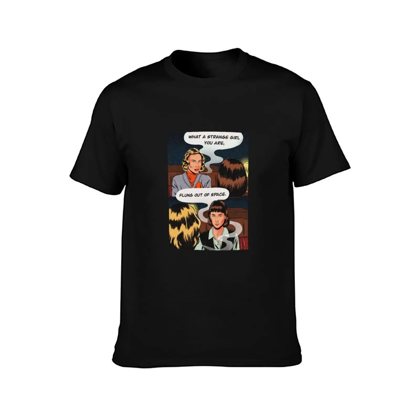 carol flung out of space T-Shirt, Summer Casual Cotton Tee, Oversized Streetwear Tops, Vintage Graphic Print, Unisex Men Women