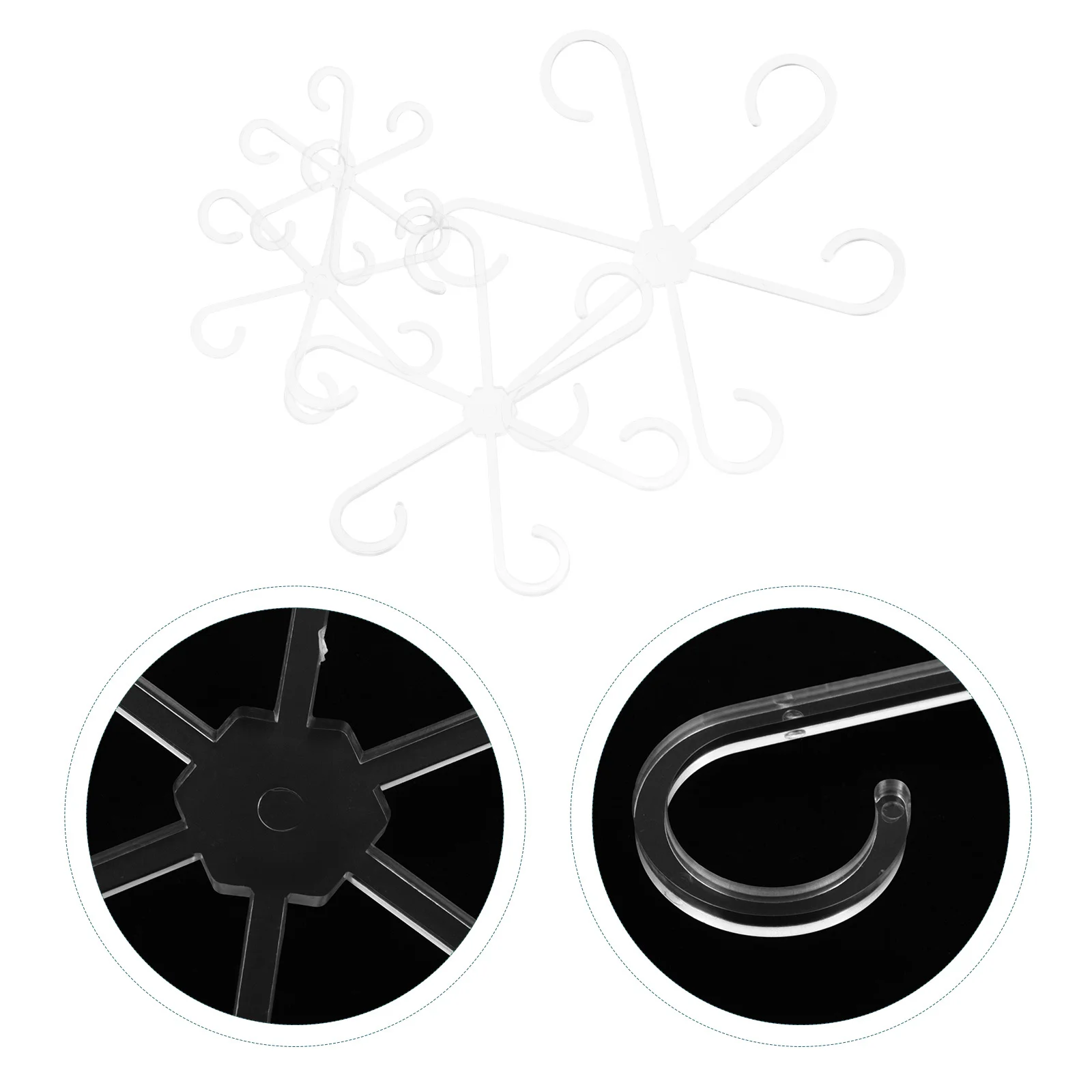 

4Pcs Plastic Climbing Plant Supports Reusable Stem Stakes for Indoor Outdoor Gardens Adjustable Vine Holders Plant Growth