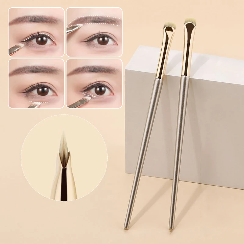 1Pc Curved Eye Liner Make Up Brushes Precision Eyeliner Makeup Brush Eyelid Sharp Thin Small Eye Cosmetic Tools