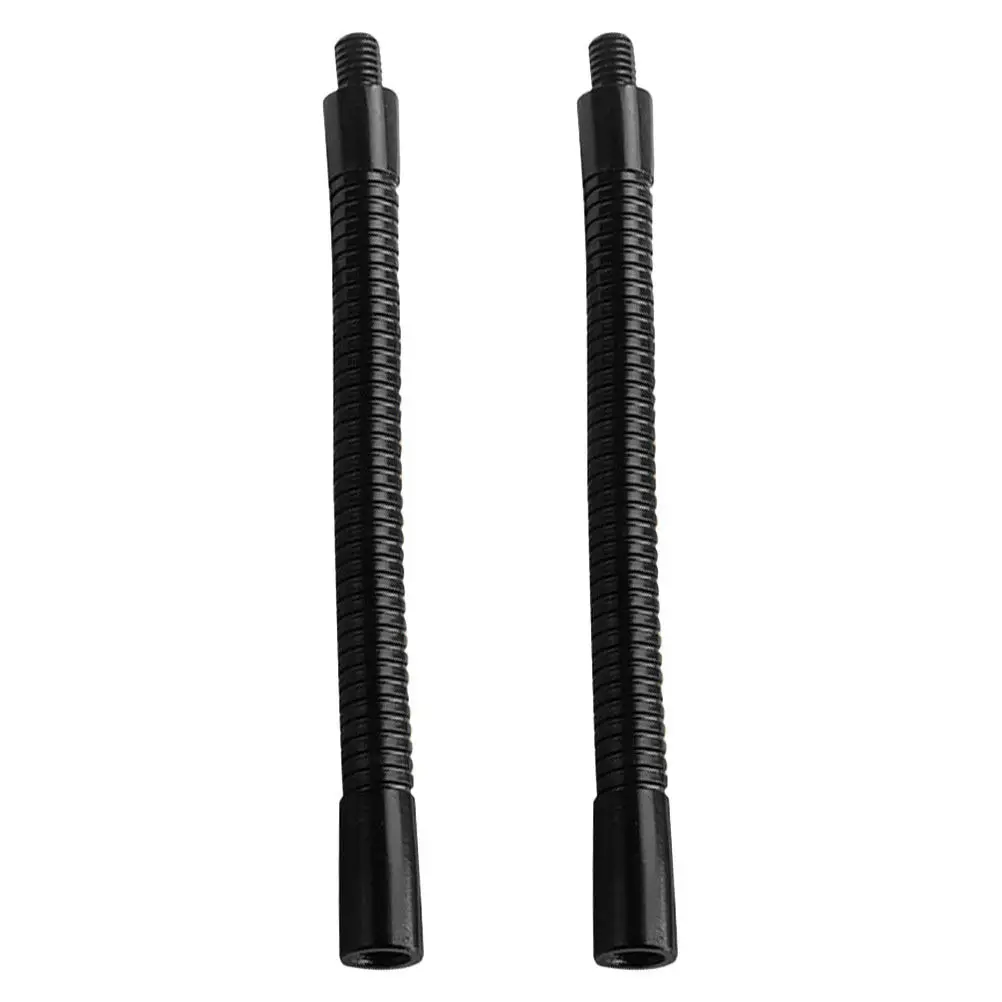 2Pcs Black Microphone Gooseneck Extension Hose 18Cm Flexible Adjustable Mic Stand Tube for Vocal Recording Podcasting Live