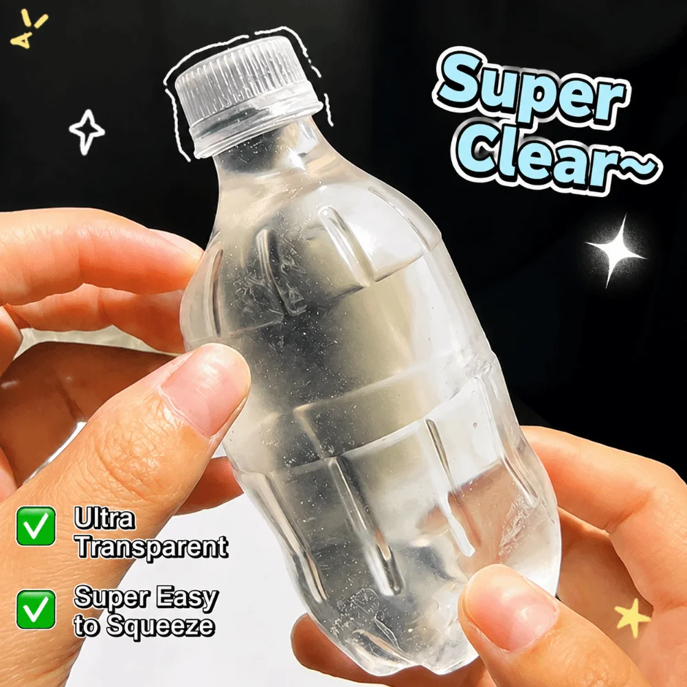 Super Soft Mineral Water Bottle Squeeze Filler-Maltose Shapeable Stress Relief Sensory Reusable Slow Rebound