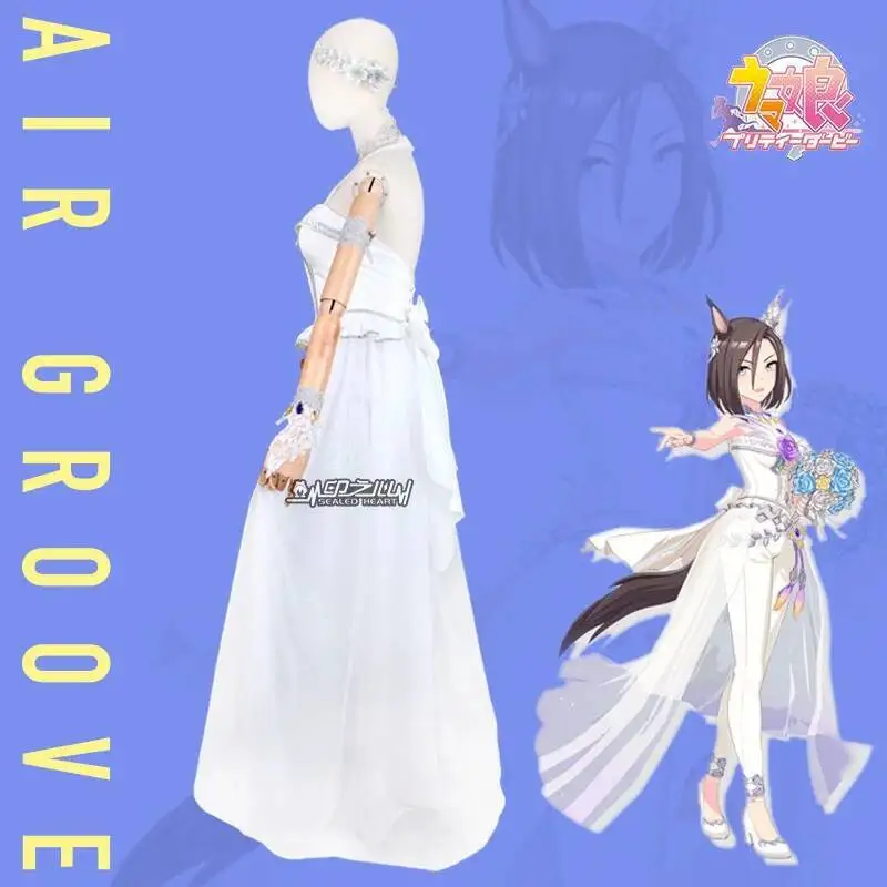 Juego Pretty Derby Queen Air Groove disfraz de Cosplay para mujer lindo vestido de boda traje de fiesta Halloween uniformes para carnaval hecho a medida