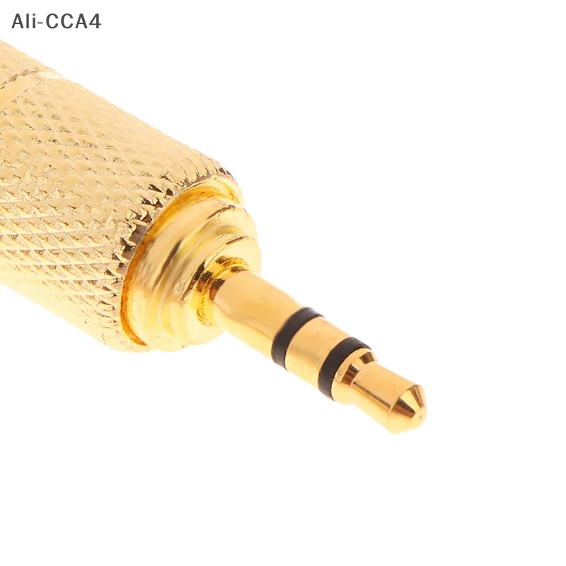 2 قطعة/المجموعة محول الصوت 6.5 مللي متر إلى 3.5 مللي متر ميكروفون محول 3.5 مللي متر إلى 6.5 مللي متر ل مضخم ضوت سماعات الأذن محول الصوت