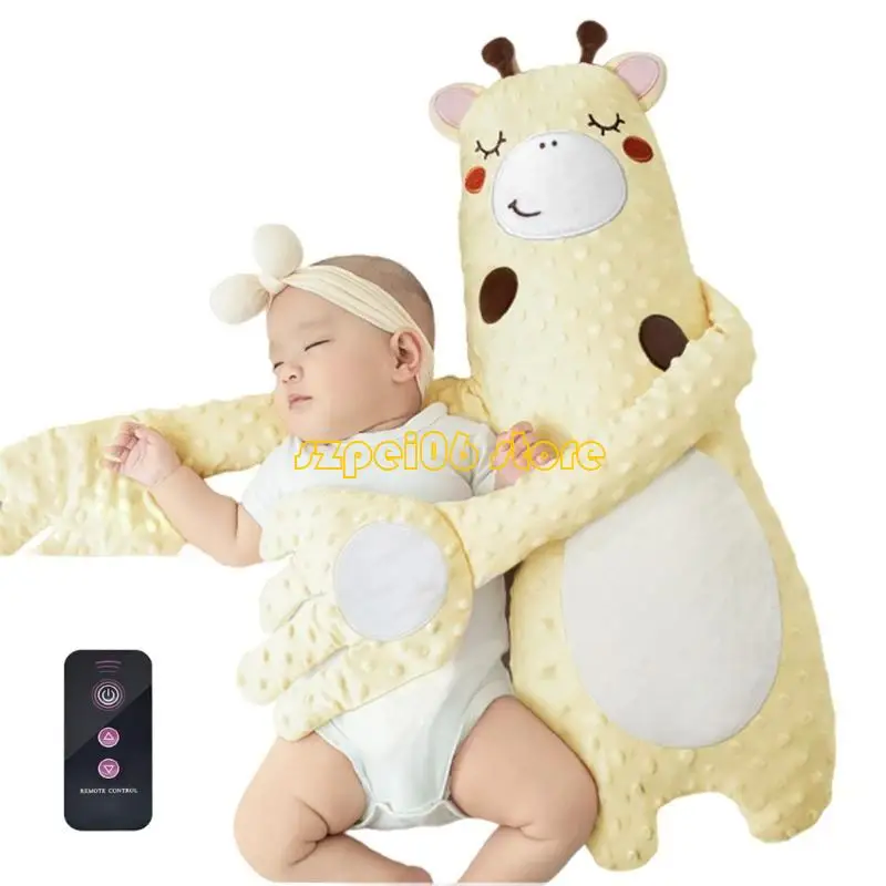 

45BF Infant Sleep Soother Anxious Mood Comforting Hand Soothing Toy 3-Gear Patting