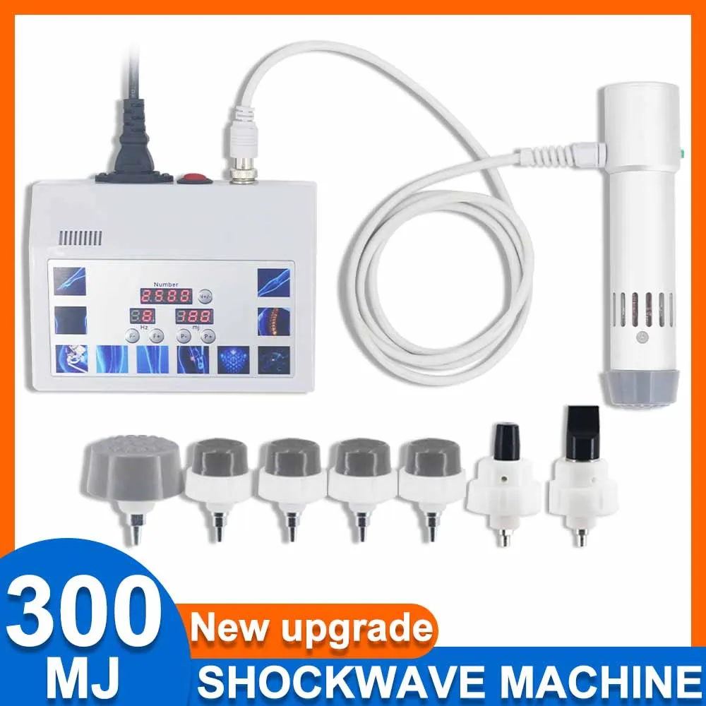

300MJ Shockwave Therapy Machine For ED Treatment New Professional Shock Wave Pain Relief Muscle Relax Body Massager Home Use