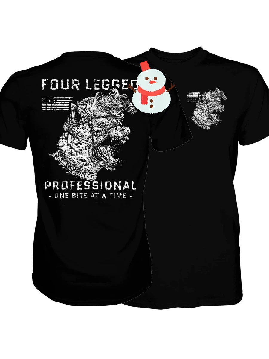 Four Legged Professional Training T-Shirt 100% Cotton O-Neck Summer Short Sleeve Casual Mens T-shirt Size S-3XL