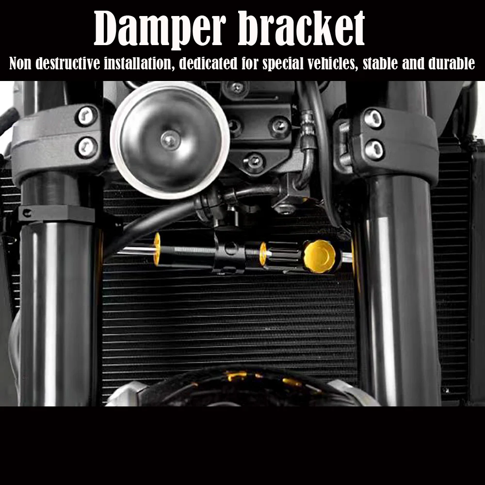 FOR Z900RS z900rs 2018-2022 Motorcycle Titanium Shock Absorber Anti-rotation Steering Shock Absorber Bracket Damper Stabilizer