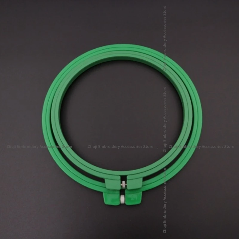 1PCS Flower Stretch Frame Stand Taboret White and Green plastic ring for Tajima Barudan Swf Feiya Zsk Happy Domestic Embroidery