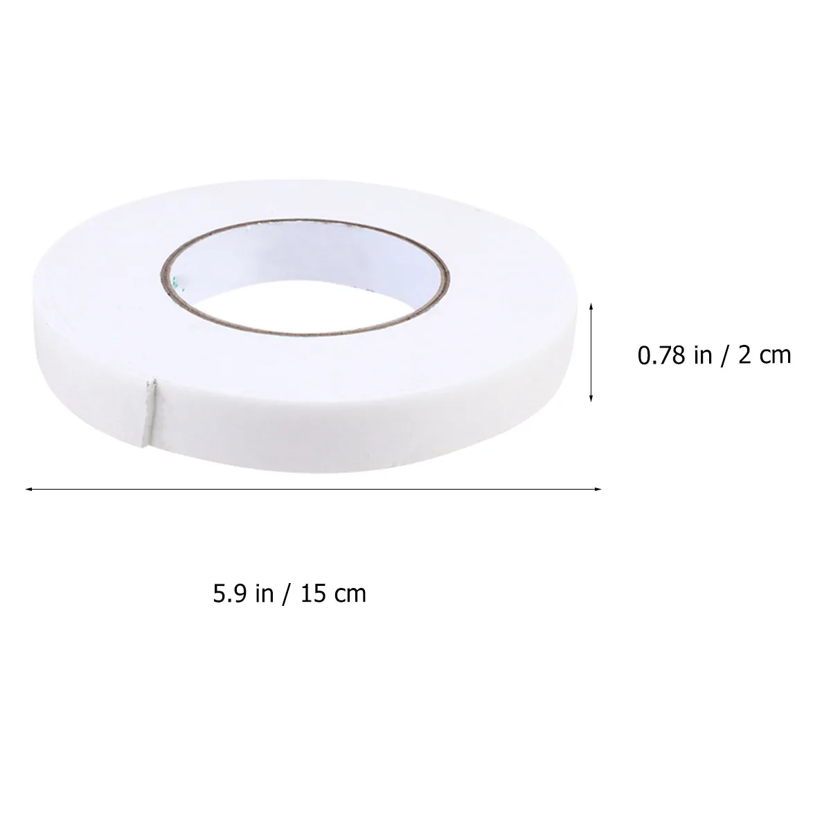 6 Rolls High-Density Foam Tape Double-Sided Adhesive for Photo Frame Trim Furniture Car Wave Board Sound Insulation Heat