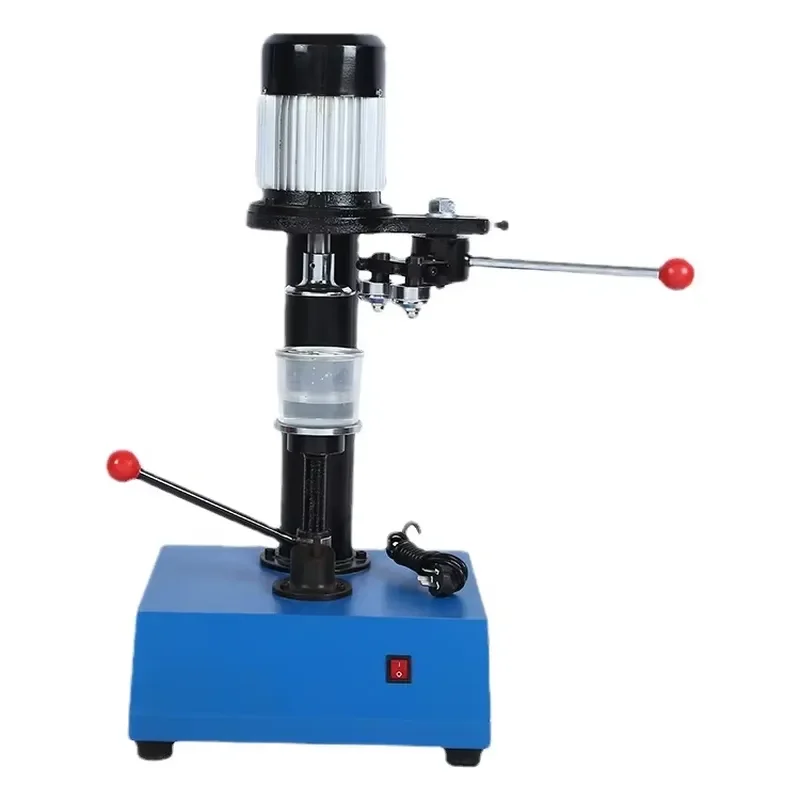 Manual Table-Top Round Aluminium Beer Plastic PET Tuna Tin Paper Beverage Drink Can Sealing Closing Machine