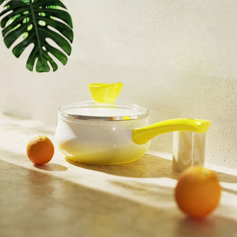 السيراميك وعاء الحليب الصغيرة المنزل غير عصا الطفل الغذاء عموم المطبخ طباخ الغاز التعريفي طباخ العالمي لحظة الغليان المعكرونة وعاء