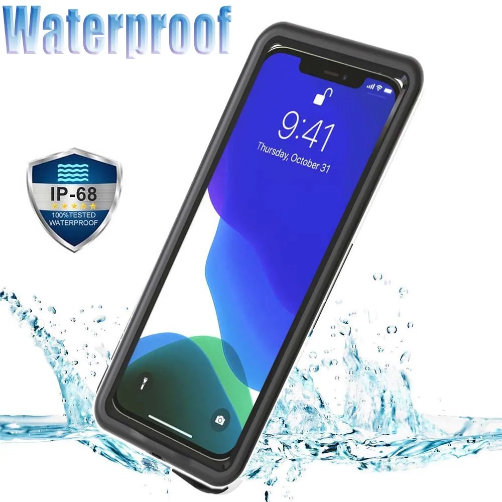 Universal Waterproof Phone Cases for Redmi 12C 10C Pouch Swimming Bumper Shockproof Full Coverage Protective Shell