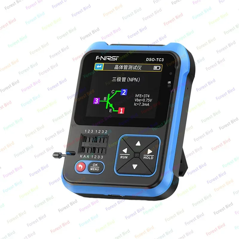 Handheld digital oscilloscope three-in-one transistor tester portable multi-function oscilloscope signal generator