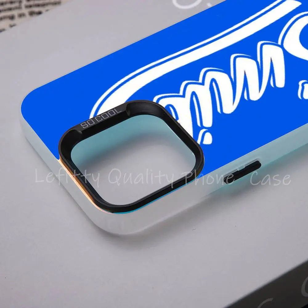 Ins الأزرق شخصية رسائل جراب هاتف آيفون 16 15 14 13 12 11 برو ماكس ماتي أورورا متعدد الألوان الليزر التدرج Funda #2