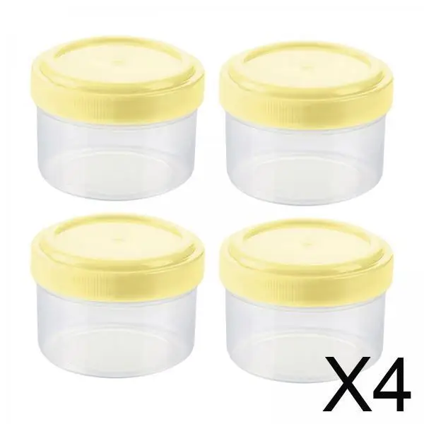 

4 набора из 4 бутылок для жидкостей, прозрачные контейнеры для специй для наружного использования