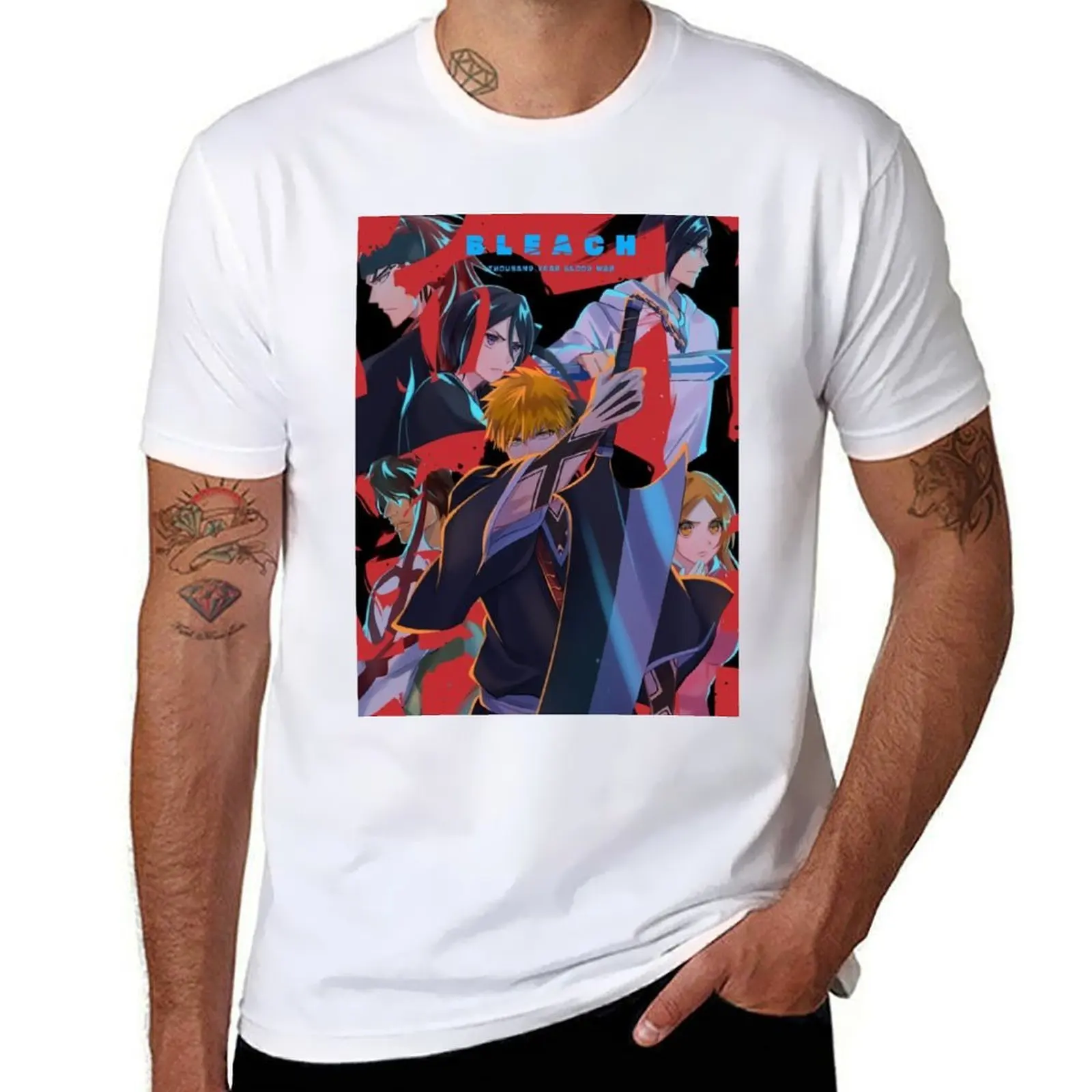 

cool art of -$%[thousands][bleachs]bloods]@#%- season 2 T-Shirt Street Style Casual Tee Shirt