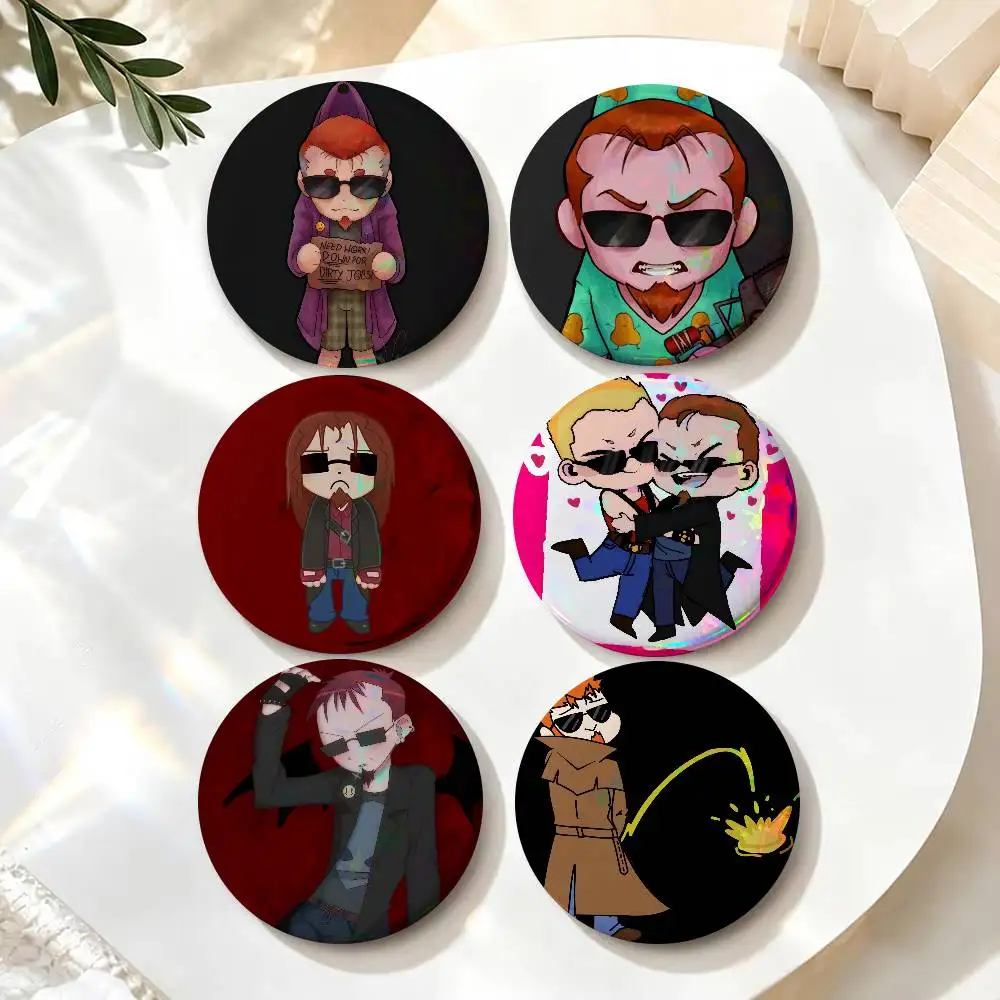 The Postal Dude Chibi Soft   Anime Brooch Cute Cosplay Badge DIY Clothing Bag Hat Decor Accessories Jewelry Pins Xmas Gifts