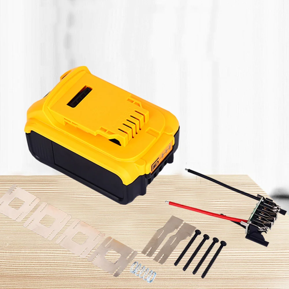 Li-Ionen-Batterie Kunststoff gehäuse Leiterplatte Lades chutz platine Hülle für Dewalt 18V 20V Li-Ionen-Batterie