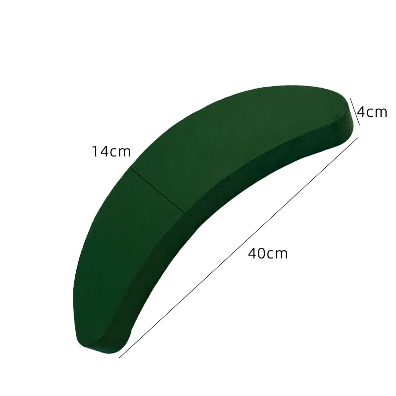 Crescent Shaped Floral Foam Block Flower DIY Fresh Flower Mud Bloom Arrangement Base with Suction Cup Wedding Car Floral Foam