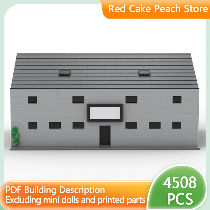 

Модель City Street View MOC, строительные кирпичи, большой склад, модульная технология, детские праздничные подарки, сборные игрушки, костюм