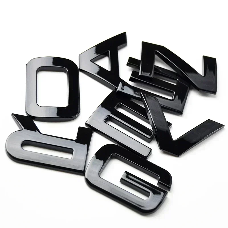 3D ABS Range Rover Car Bonnet Letters Logo Badge Emblem Sticker Accessories For Land Rover Discovery Defender Sport Evoque HSE