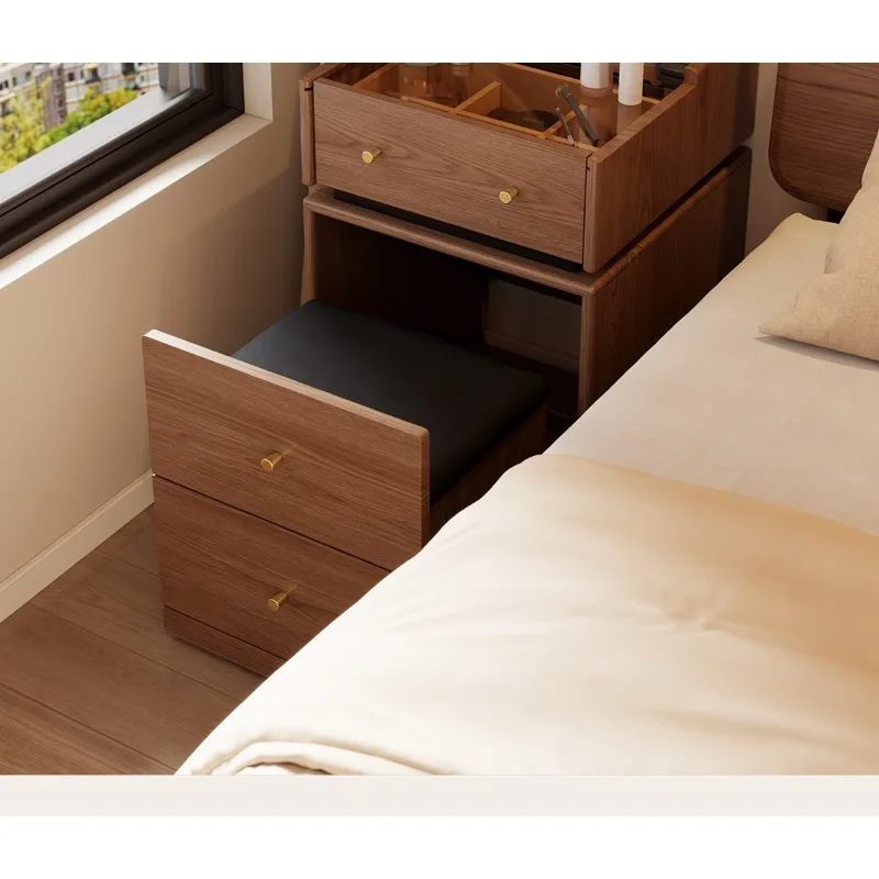 Solid wood dresser small bedroom small apartment bedside table