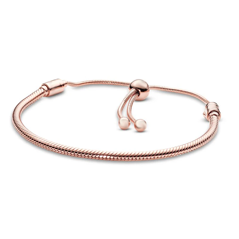 BAOPON Adjustable Size Snake Chain Bracelet For Women Men Brand 3mm Charm Bracelets DIY Fashion Jewelry Gift Special Offer