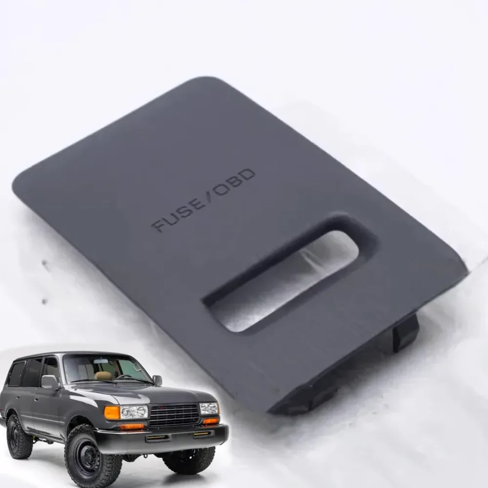 1Pc Genuine Black Indoor Fuse Box Opening Cover Plate Cover 55545-60050-B0 Fit For Toyota Land Cruiser LC80 1991-1997 FZJ80