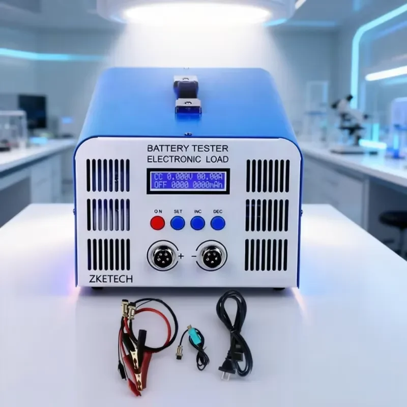 Battery Capacity Tester 110V/220V Input ZKETECH EBC-A40L 5V 40A Power for Li-ion LiFePo4 Battery Capacity Tester