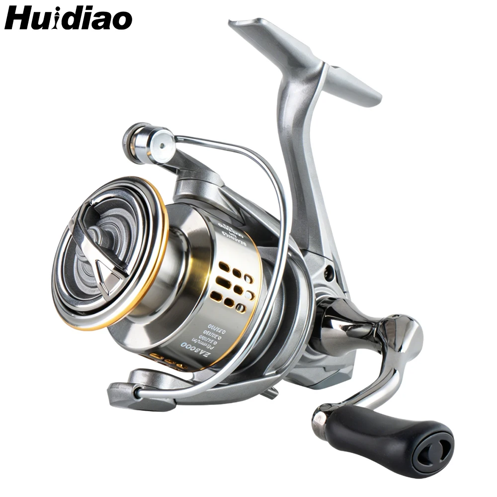huidiao-オールラウンドスピニングリール-2000-7000-ゼロプレイ-2-1bb-フィッシングリール-52-1-12kg-最大ドラッグ力-メタル折りたたみハンドル-ルアーフィッシング用