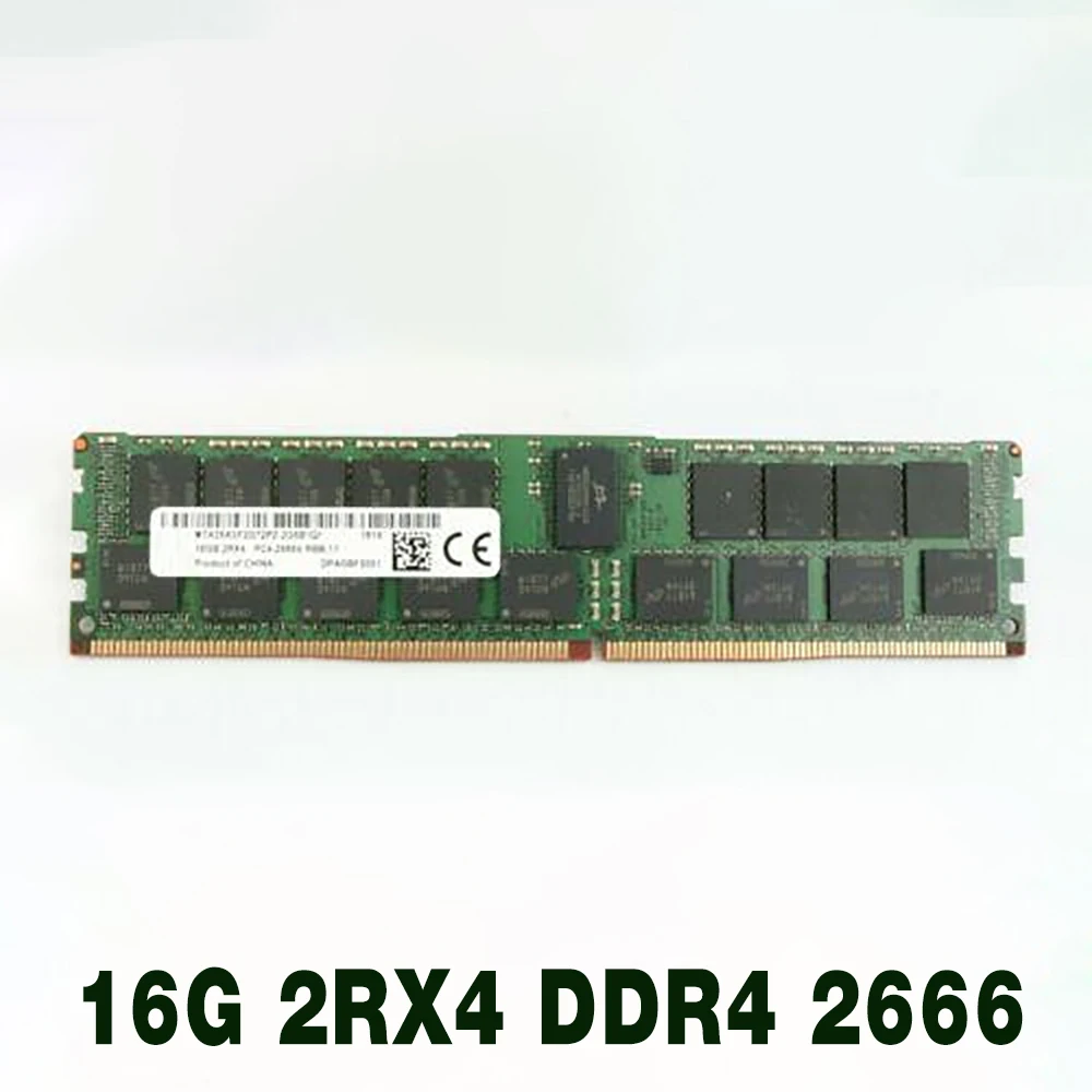 

1 pcs For MT RAM 16GB PC4-2666V-RB2 MTA36ASF2G72PZ-2G6B Server Memory Fast Ship High Quality 16G 2RX4 DDR4 2666