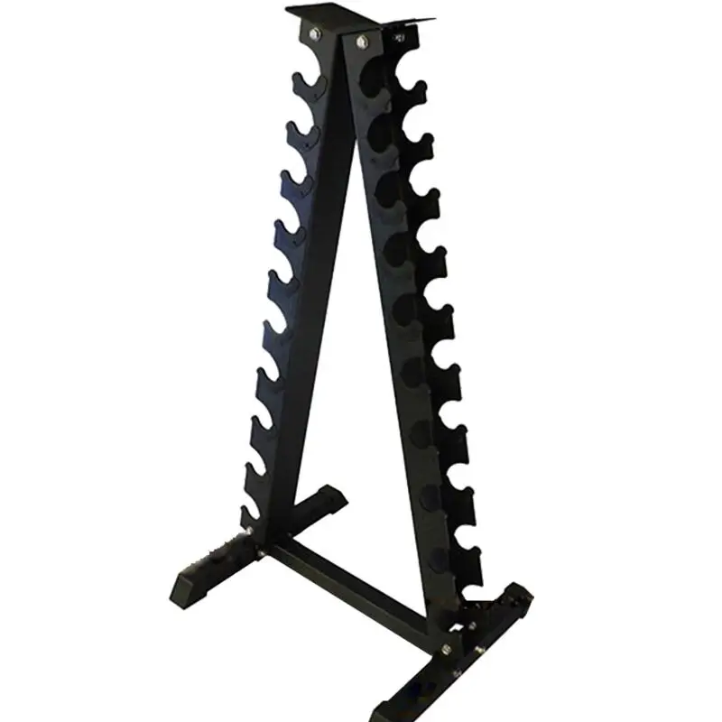 

Hot Sale Professional Gym Equipment Fitness Type a Ten Pairs Dumbbell Rack for Home Usepromote sales