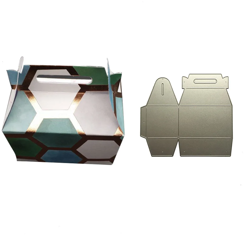 

Folding Cake Gift Box Scrapbooking Cutting Dies Yiwu stock clearance DIY Paper gift Card Making metal craft Album