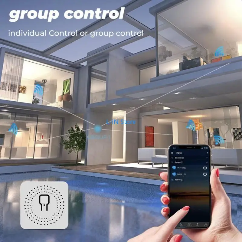 

Zigbee for Smart Light Switches Модуль работает с Alexa для Google-Home