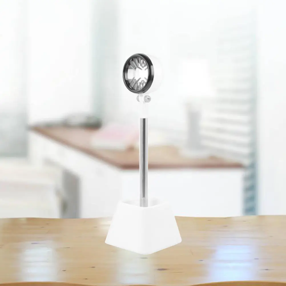 Pet Hair Dryer Holder White 180 Degrees Rotation Hands Free Stable Base Adjustable Stand Organizer for Easy Pet Hair Drying