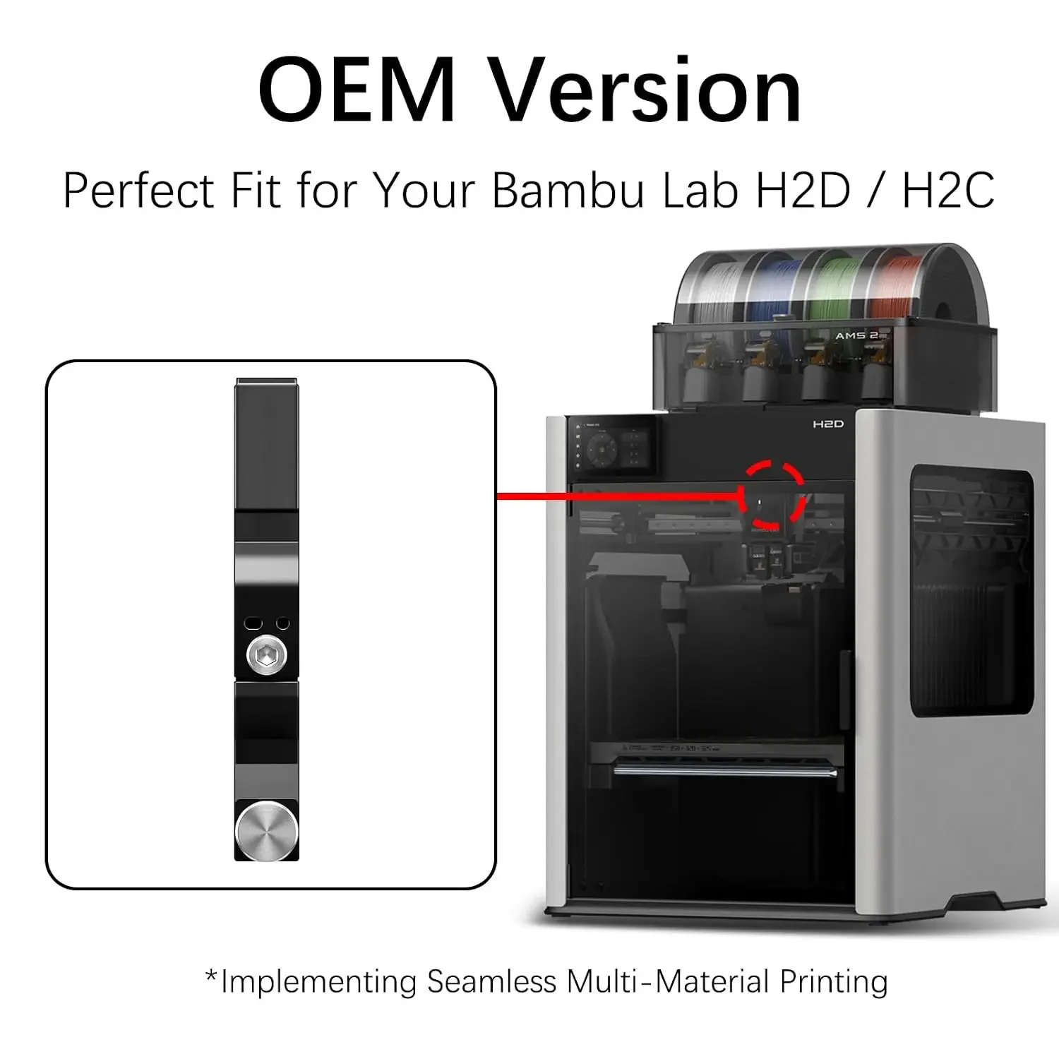 For BambuLab H2D/H2C 3D Printer Nozzle Cleaning Kit ，3D Printer Accessories