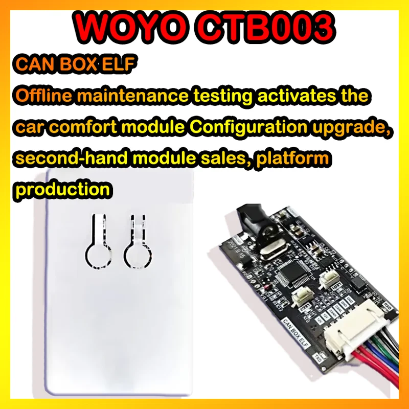 

2025 WOYO CTB003 CAN BOX For All Car CAN BUS Module Data Transceiver For EPS/IP/HMI CAN BOX Data Logger Auto Diagnostic Tools