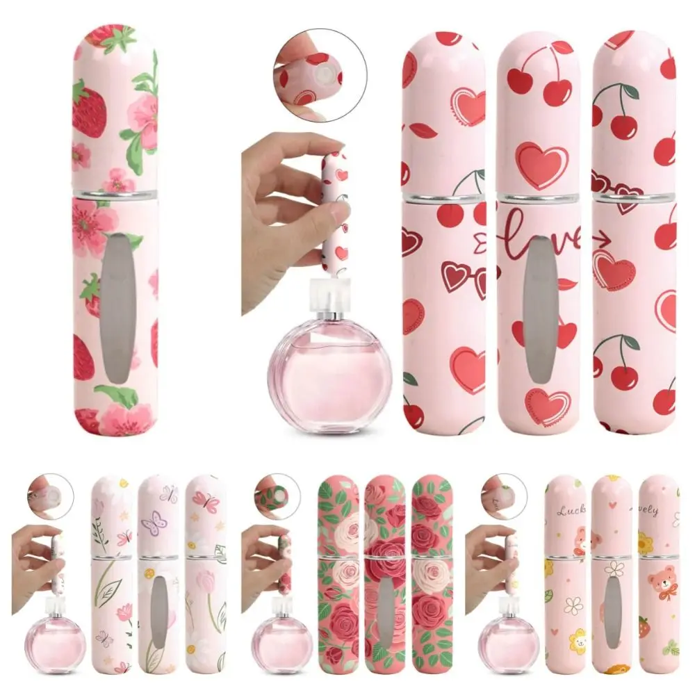 5 ミリリットルミニ香水ボトル詰め替えスプレーアトマイザーボトルスプレー回転ボトルエッセンシャルオイルアルコール空の化粧品容器
