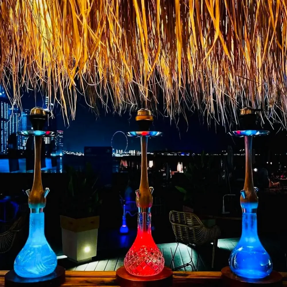 

2025 Hot Sale Souce Sppulier Portable Shisha Hookah in Stock Classcia Luxury Sets Wooden Hookah for Coal Flavor Smoking