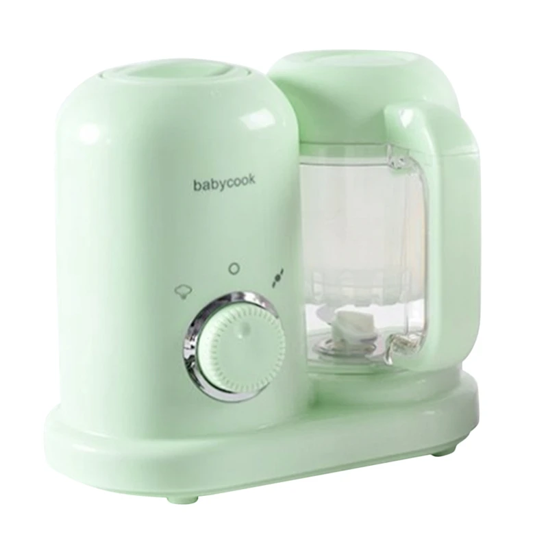 

Baby Food Maker Maker,Multi-Function Steamer Grinder Blender Mills Machine Auto Grinding Food Processor for Baby EU Plug Green