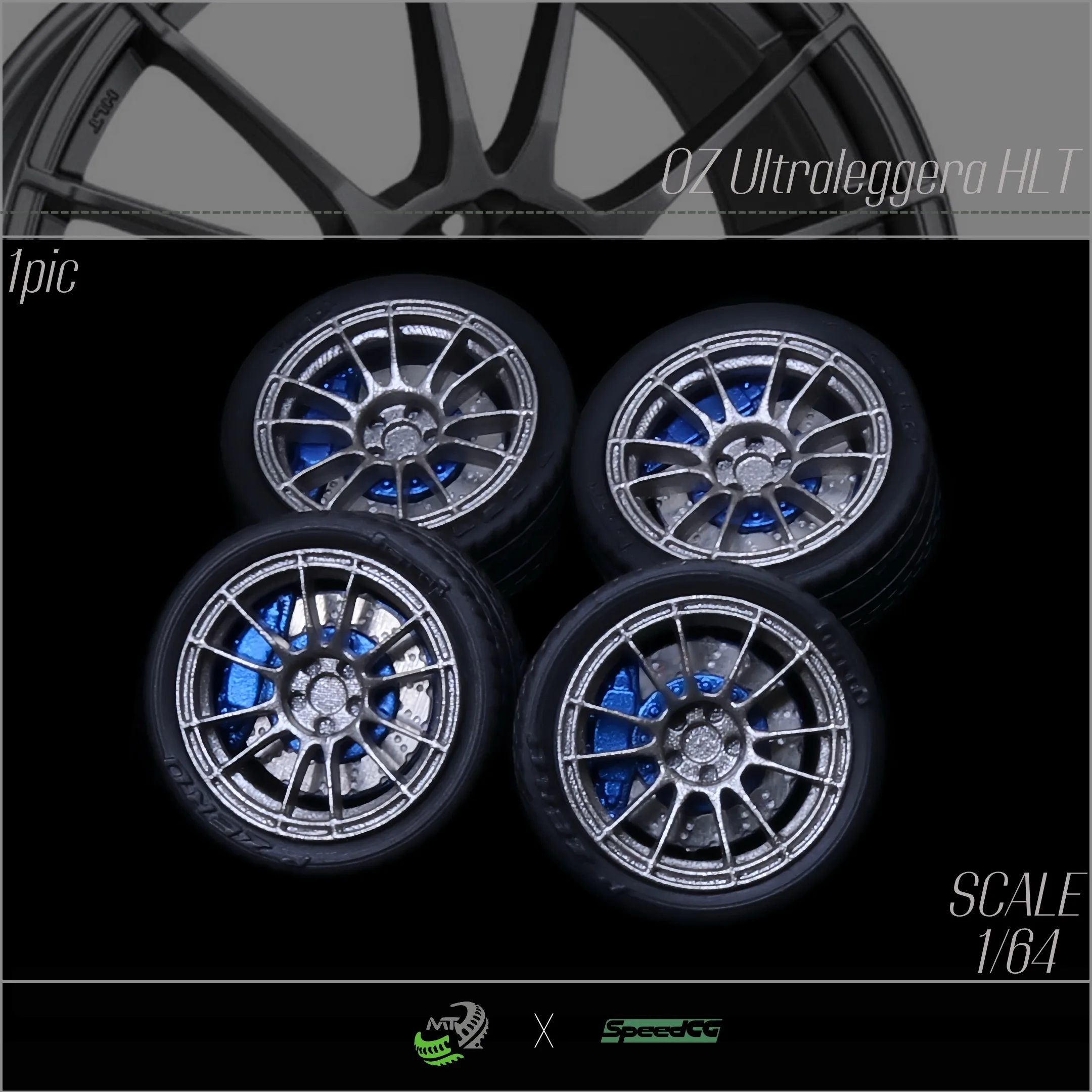 إطار مطاطي 1/64، عجلة راتينج، محور عجلة معدل، قطر 10.0 مم، مناسب لسيارة موديل ثابت 1:64