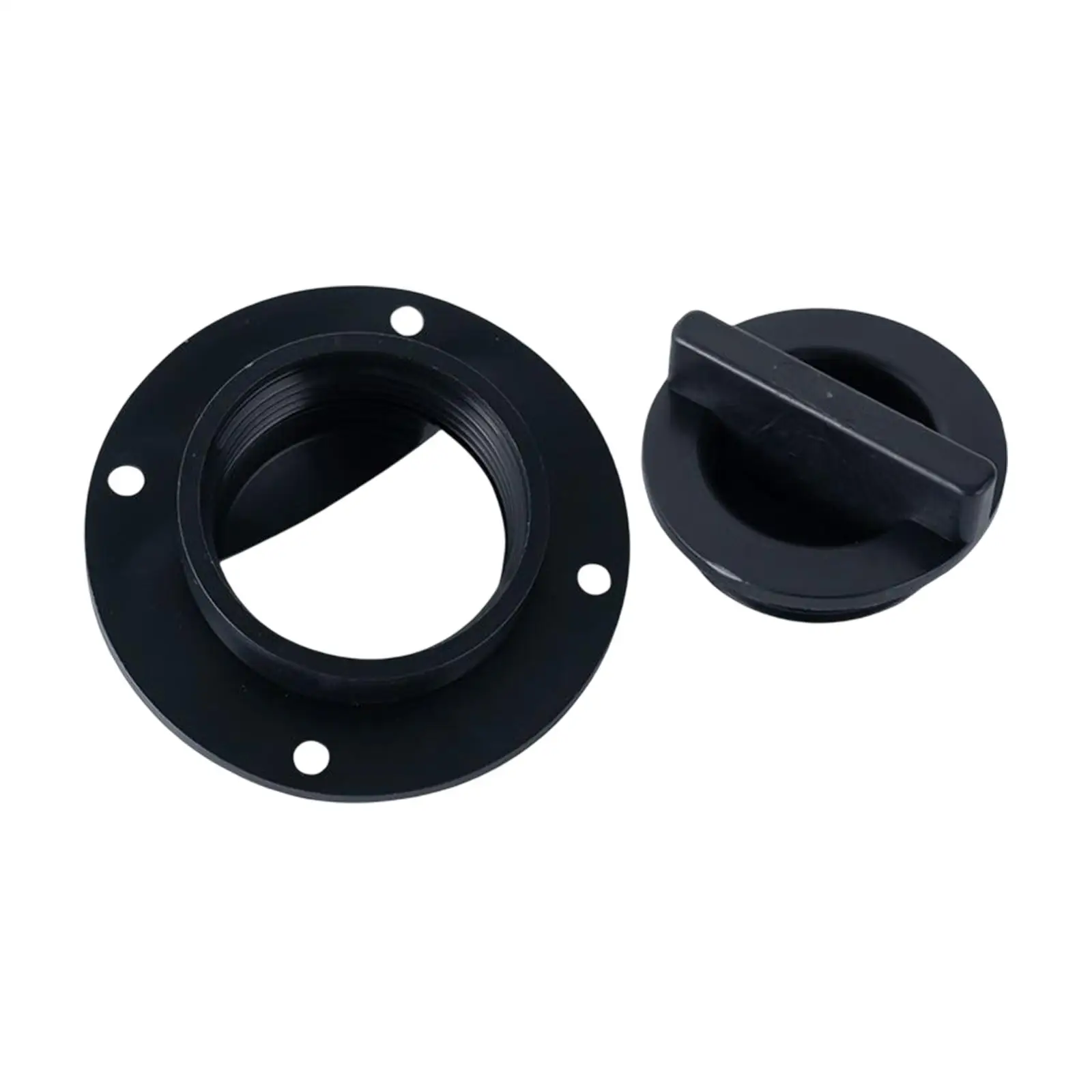 Replacement Boat Drain Plug for Kayak Raft Yacht Plumbing Supplies Scupper Stopper Hull Ventilation Black