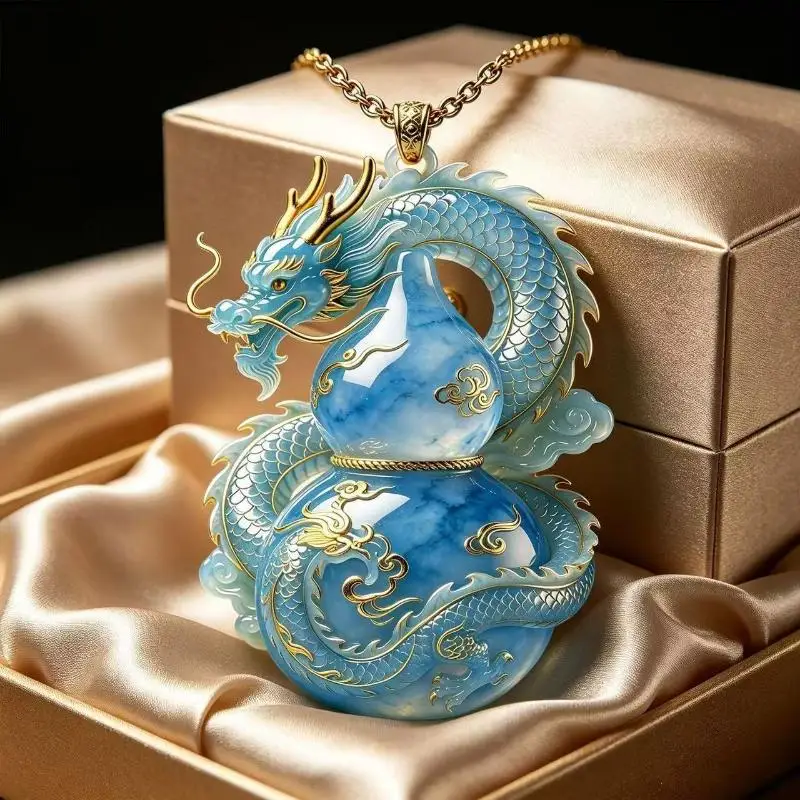 Cute Nine Tailed Fox Enamel Pendant Aesthetic Chinese Trendy Jewelry Accessory for Necklace DIY Birthday Gift for Women