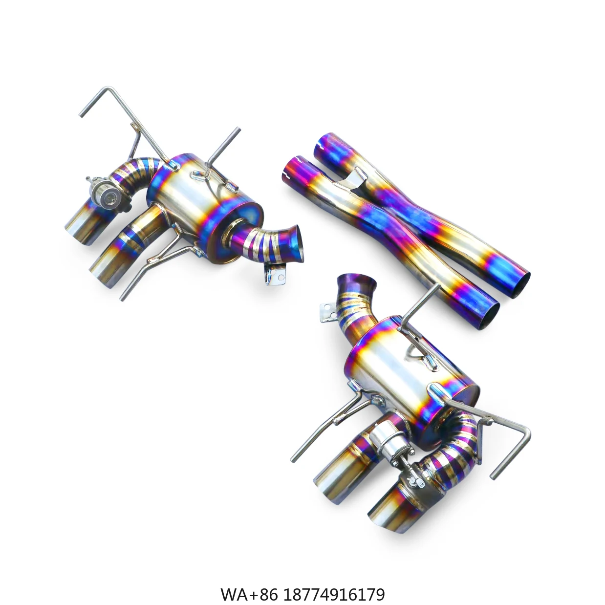 

F12 Berlinetta TDF 6.3 V12 2013-2017 Модель Интеллектуальный клапан из титанового сплава Выхлопная система Высокопроизводительная толщина 1,5 мм