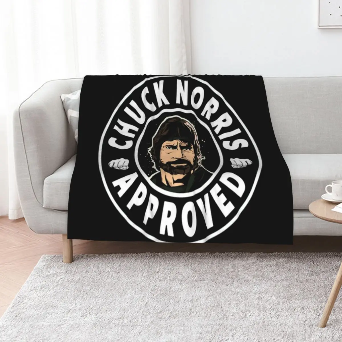 Chuck Norris Approved Colored Throw Blanket For Sofa Thin Hair For Decorative Sofa Summer Beddings Hairys Warm Blankets