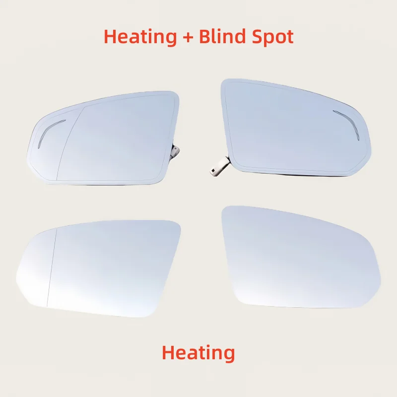 For Volvo S60 S90 V60 Heated Glass Lenses Automotive Accessories Rearview Mirror Parallel Auxiliary Blind Spot Lenses