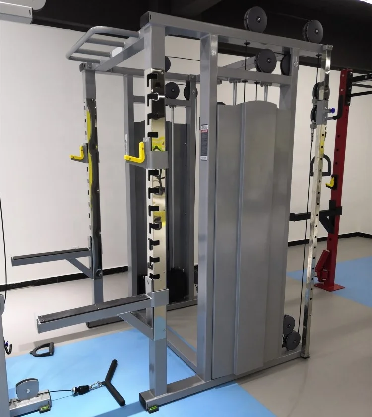 2026 Best Design Fitness Multi Gym Equipment Smith Machine With Cable Machine Functional Trainer Power Squat Rack 3 in Onepromot