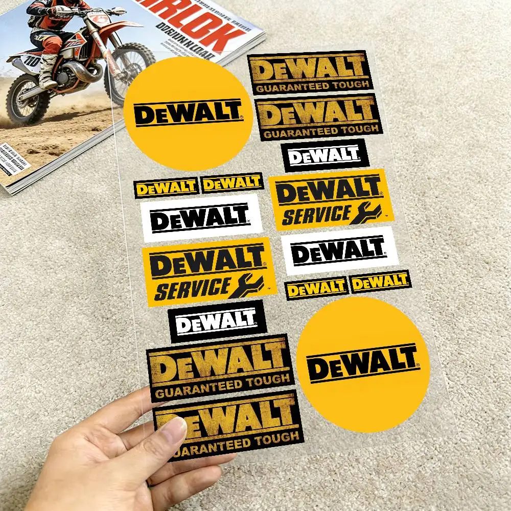 

Stickers Moto Sticker For DeWalt Auto Body Bumper Windows Motorcycle Laptop Walls Vinyl Decal Car Tuning Accessories