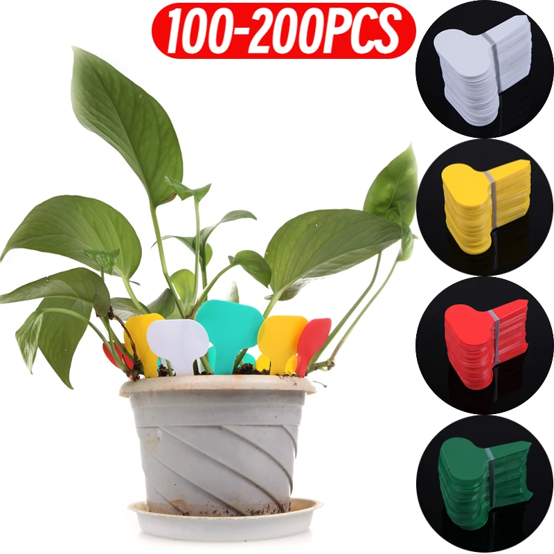 Sign Plant Tags Garden Nursery Labels for Plant Marking Plastic Plant Tags Flower Markers Seedling Tag Tray Mark Pots Name Print